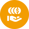hand with dollar sign