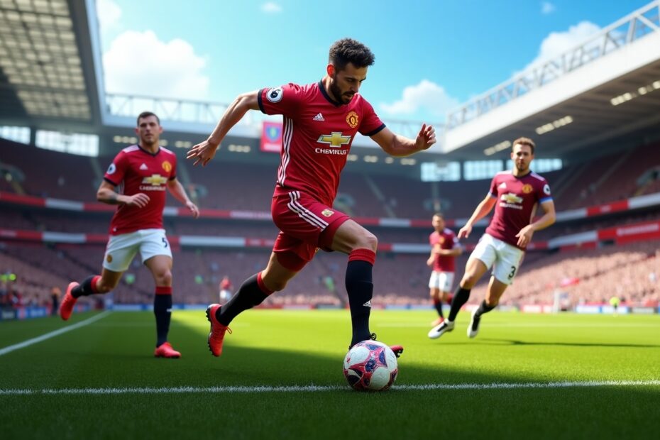 2 teams playing football