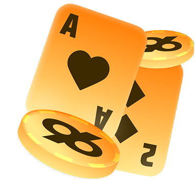 register96com IPL Betting Online IPL Betting Odds - 96.com official website Two orange playing cards (ace of hearts and ace of diamonds) overlapped with gold casino chips, conveying a gambling/casino theme.