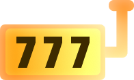 register96com Slots with Crypto - 96.com official website Slot-machine style panel showing three 7s with a lever on the right, symbolizing a jackpot.